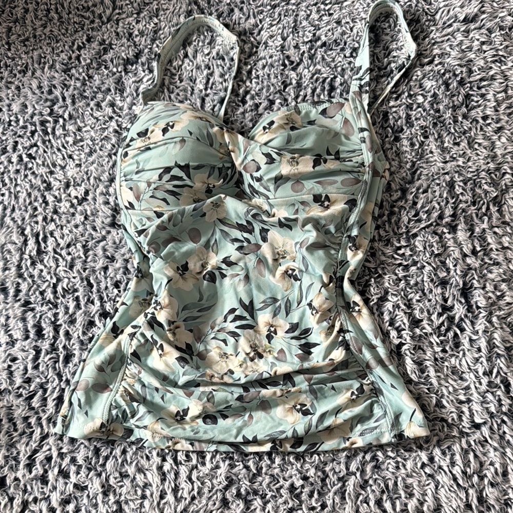 Floral Print Women's swim top